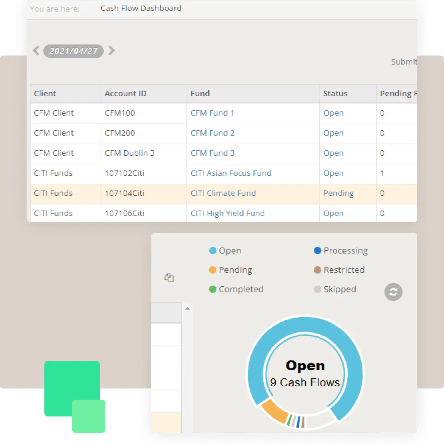 Cash Flow Monitoring