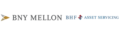 BNY Mellon and BHF Asset Servicing Logos